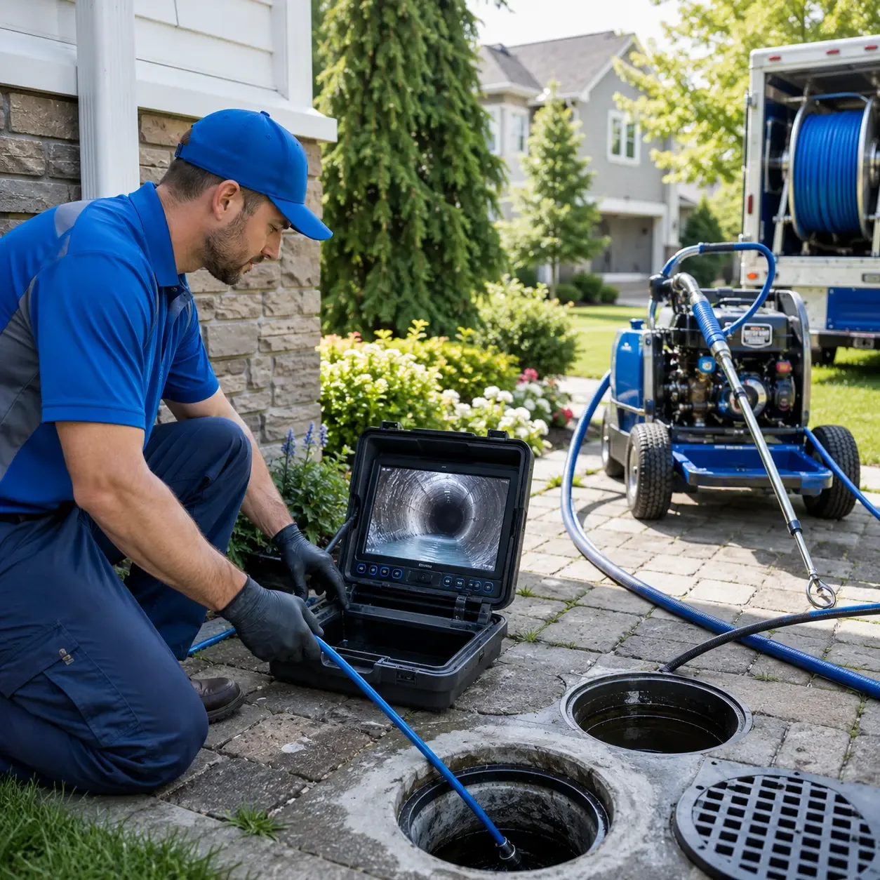 Outdoor drain cleaning professionals serving Roseland, NJ